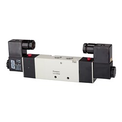 Riegler 5/3-Wegeventil elektropneum. Mitte geschl., G 1/2, 230 V, 50 Hz