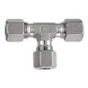 Riegler T-Verschraubung, Rohr-Außen-Ã˜ 12 mm, Edelstahl 1.4571, 315 bar