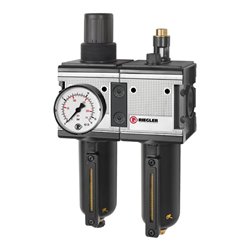 Riegler Wartungseinheit 2-tlg. »multifix« mit Metallbehälter, BG 4, G 1