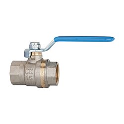 Riegler Kugelhahn Standardausfür, blauer Hebel, IG/IG, MS vern., G 3