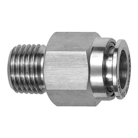 Riegler Gerade Steckverschraubung R 1/4 a., Schlauch-Außen-Ã˜ 12,ES 1.4404