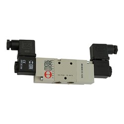 Riegler 3/2-Wegeventil, elektropneumat., bistabil, G 1/4, 230 V, 50 Hz