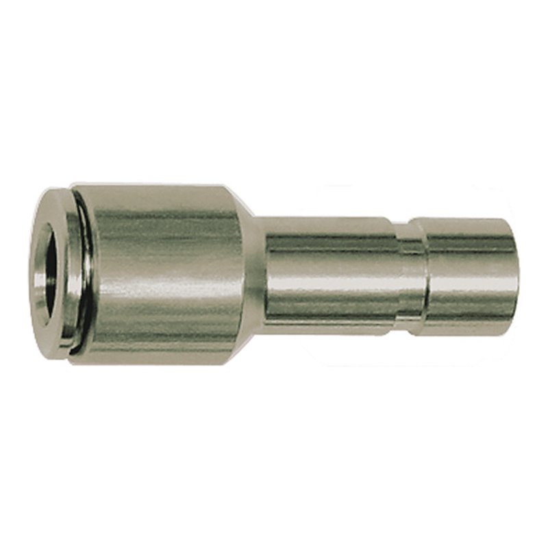 Riegler Gerade Steckverbindung, Stecknippel 10 mm, red., für Schlauch-Ã˜ 8