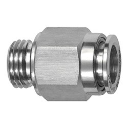 Riegler Gerade Steckverschraubung G 1/4 a., Schlauch-Außen-Ã˜12, ES 1.4404