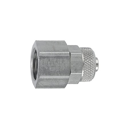 Riegler Gerade Aufschraubverschraubung, G 1/4 i., Schlauch 6/4, ES 1.4571