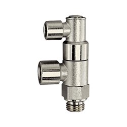 Riegler Stoppventil pneumatisch betätigt, G 1/8, G 1/8 i., G 1/8 i.