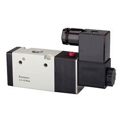 Riegler 3/2-Wegeventil elektropneum., monost., NO, G 1/8, 24VDC, 750l/min