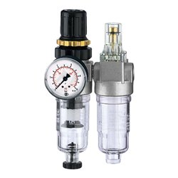 Riegler Wartungseinheit 2-tlg. »Standard-mini«, PC-Behälter, BG 0, G 1/8