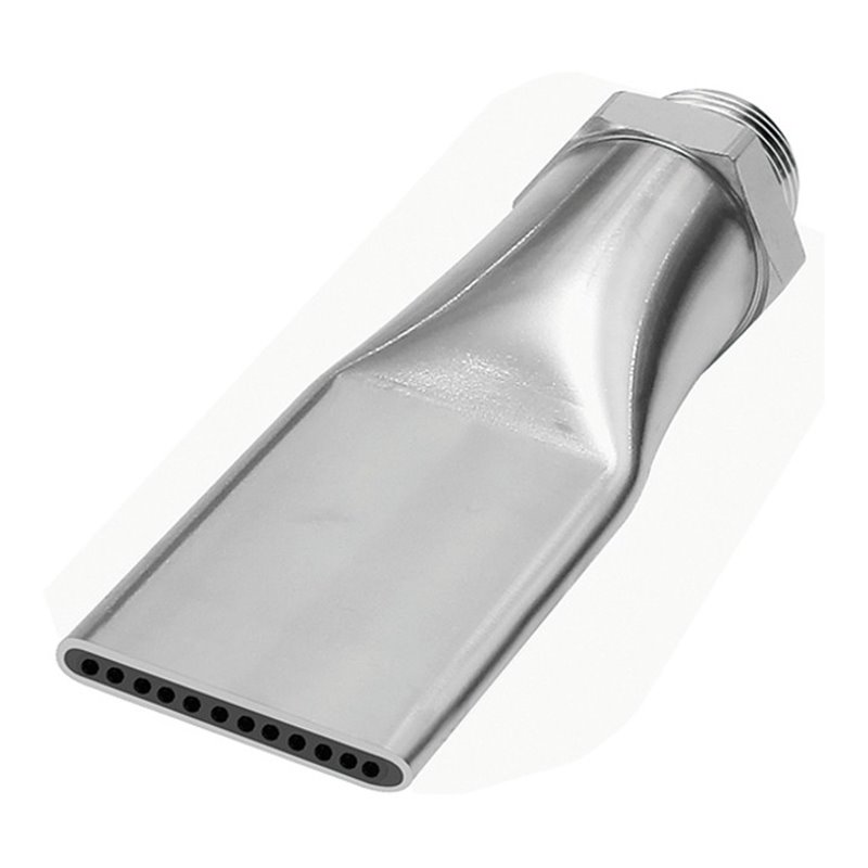 Riegler Lärmarme Flachdüse, M12x1,25, Messing vern., Düsenbreite 29,0 mm