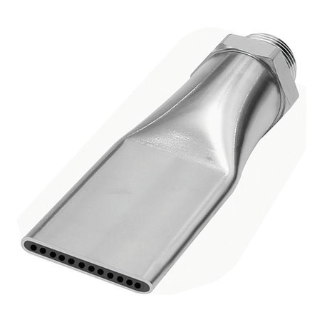 Riegler Lärmarme Flachdüse, M12x1,25, Messing vern., Düsenbreite 29,0 mm