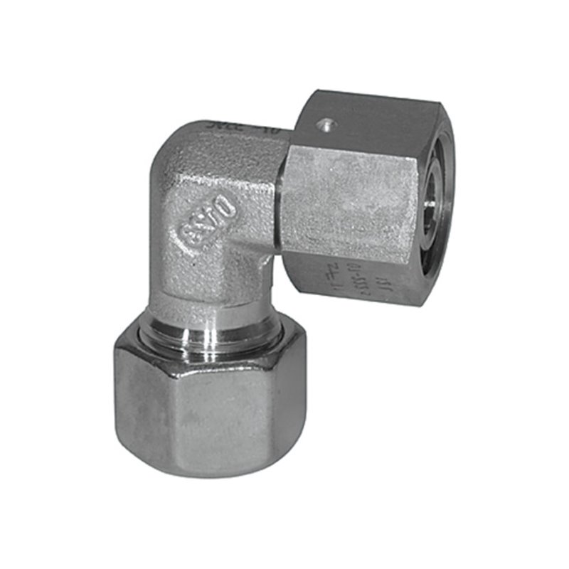 Riegler Einstellbare Winkel-Verschraubung, Dichtkegel, Rohr-AÃ¸12 ES