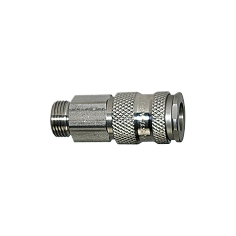 Riegler Schnellverschlusskupplung NW 7,8, Edelstahl 1.4305, G 1/2 AG