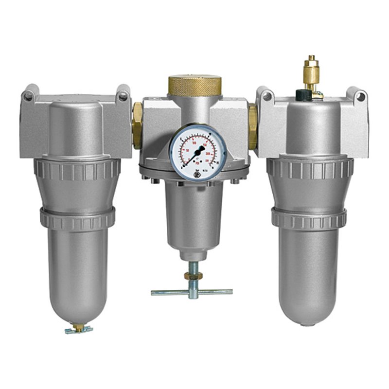 Riegler Wartungseinheit 3-tlg. »Standard« mit Metallbehälter, BG 1, G 3/8