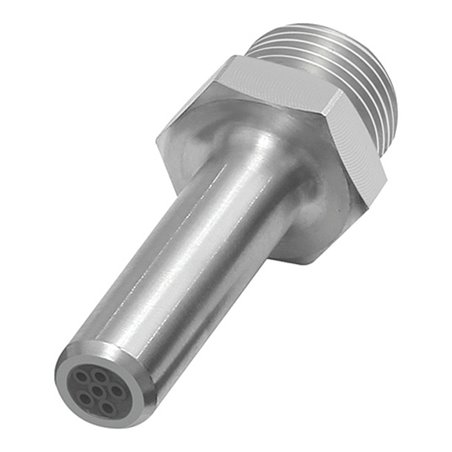 Riegler Lärmarme Runddüse, G 3/8 AG, Aluminium, Düsen-Außen-Ã¸ 10 mm