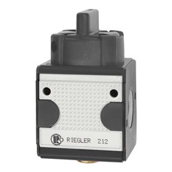 Riegler Kugelhahn 3/2-Wege »multifix«, abschließbar, BG 1, G 1/4