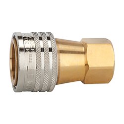 Riegler Hydraulikkupplung, Serie A, NW 13, Messing, G 1/2 IG