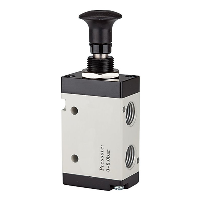 Riegler 5/2-Wegeventil, Druckknopfbetätigung,  »3L «, G 3/8