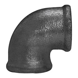 Riegler Winkel 90, 90°, Rp 3 i., Rp 3 i., Temperguss schwarz