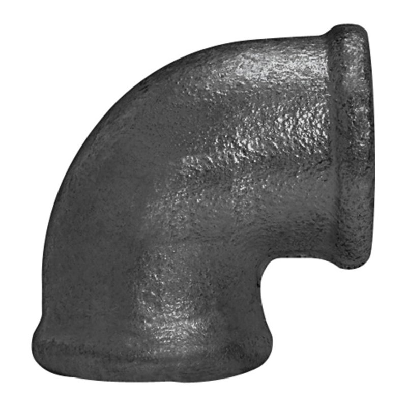 Riegler Winkel 90, 90°, Rp 3 i., Rp 3 i., Temperguss schwarz