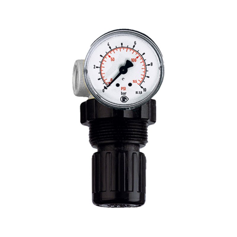 Riegler Druckbegrenzungsventil, inkl. Manometer, G 1/4, 0,1 - 2,0 bar