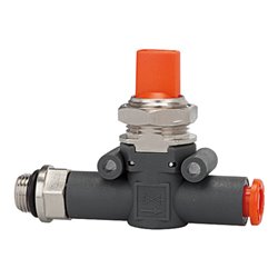 Riegler Absperrventil, Gew. (Eing.) - Schl. (Ausg.), G3/8, Schl.8