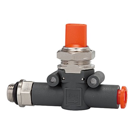 Riegler Absperrventil, Gew. (Eing.) - Schl. (Ausg.), G3/8, Schl.8