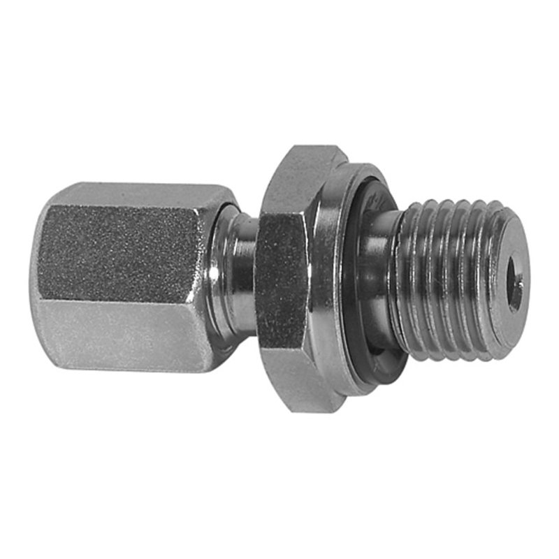 Riegler Gerade Einschraubverschraubung, G 1 a., Rohr-Ã˜ 22, Stahl verz., GE122LSTNBR