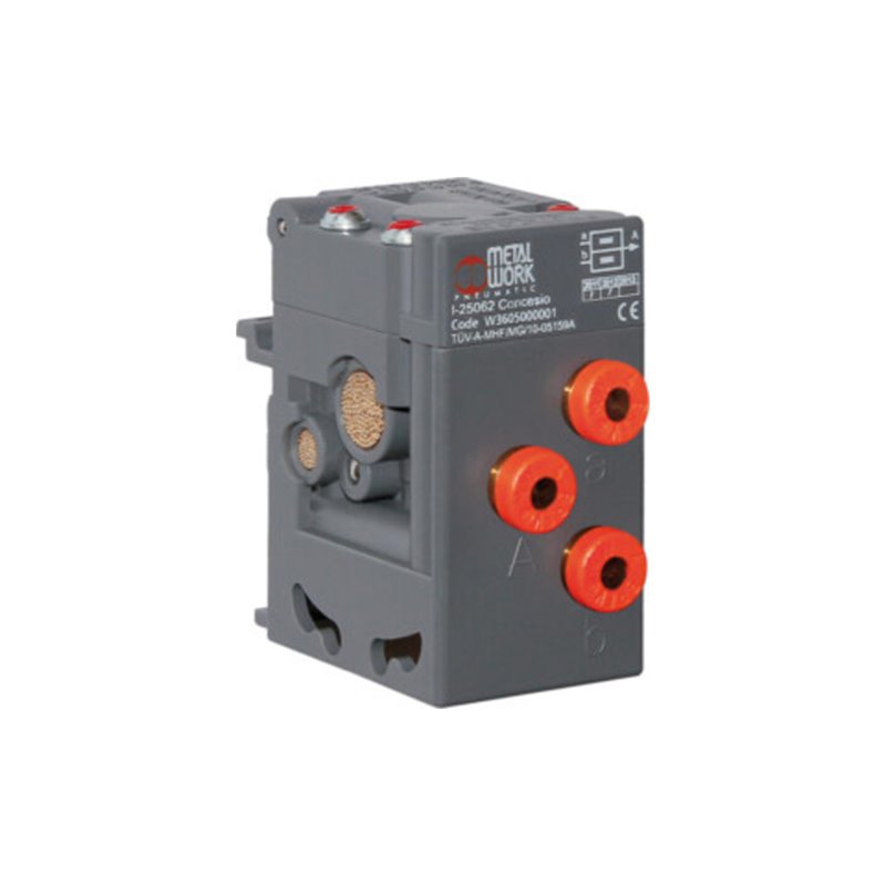 Riegler Zweihand Sicherheitsventil, ohne Konsole, Anschluss Schlauch 4 mm