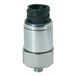 Riegler Druckschalter, Bajonettanschluss, Stahl verz., G 1/4, 0,5-2 bar