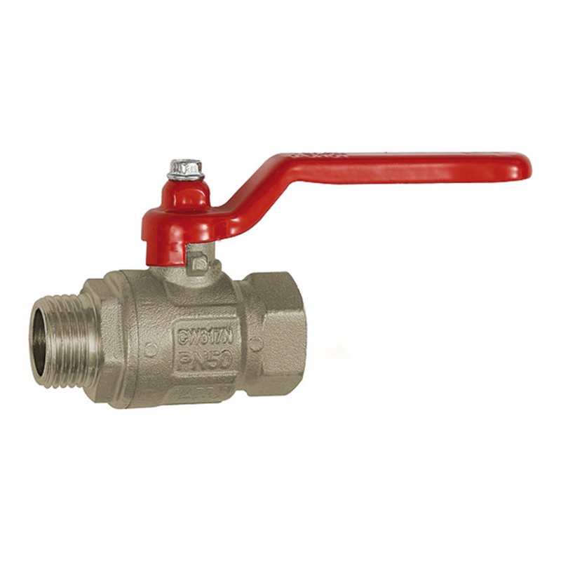 Riegler Kugelhahn Basisausführung, Handhebel, IG/AG, MS vern., G 1 1/4