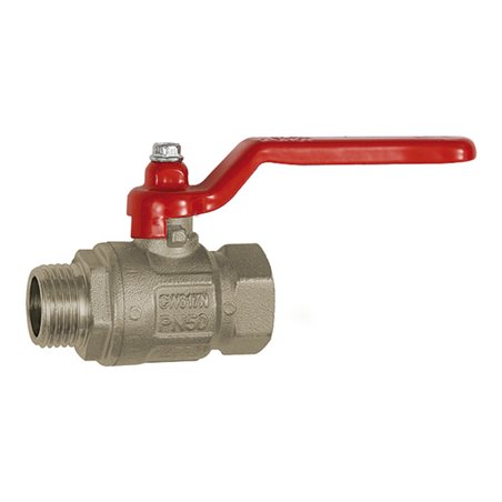 Riegler Kugelhahn Basisausführung, Handhebel, IG/AG, MS vern., G 1 1/4