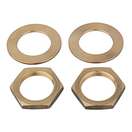 Riegler Haltewinkel mit Mutter und Scheibe für G 1/2