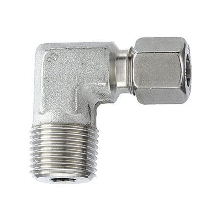 Riegler Winkel-Einschraubverschr. R 1/2 a., Rohr-Ã˜ 10, ES 1.4571, 315bar