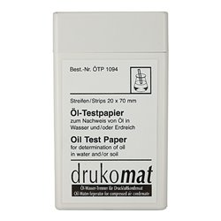 Riegler Ã–l-Testpapier (50 Streifen), für Ã–l-Wasser-Trenner »drukosep«