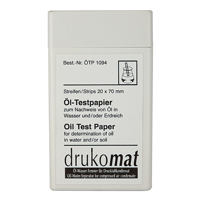 Riegler Ã–l-Testpapier (50 Streifen), für Ã–l-Wasser-Trenner »drukosep«