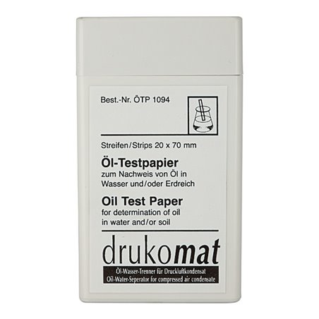 Riegler Ã–l-Testpapier (50 Streifen), für Ã–l-Wasser-Trenner »drukosep«