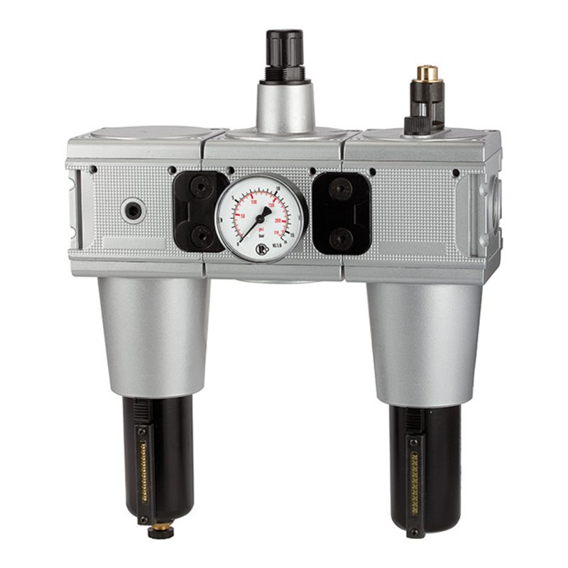 Riegler Wartungseinheit 3-tlg. »multifix« mit Metallbehälter, BG 5, G 1