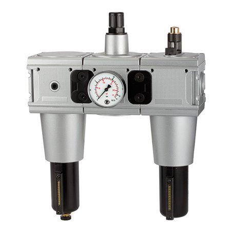 Riegler Wartungseinheit 3-tlg. »multifix« mit Metallbehälter, BG 5, G 1