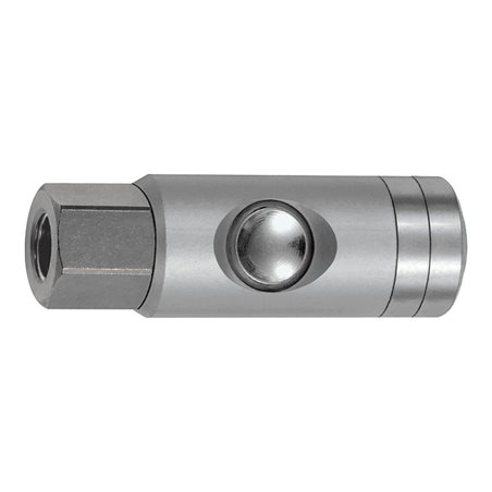 Riegler Druckknopf-Sicherheitskupplung NW 5,5, drehbar, Alu, G 3/8 IG