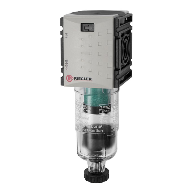 Riegler Mikrofilter »FUTURA-mini« mit PC-Behälter, BG 0, G 1/4, HA