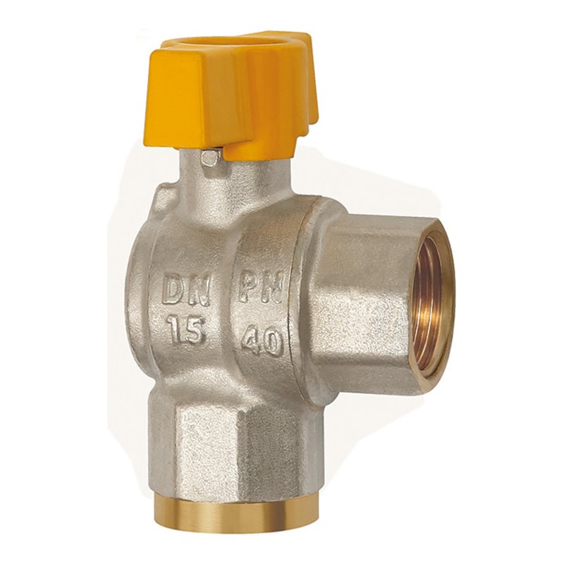 Riegler Kugelhahn Eckform, EN 331, MS vern., IG/IG, Rp 1, DN 25