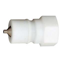 Riegler Verschlussnippel beidseitig absperrend, POM, G 1/2 IG, NW 11