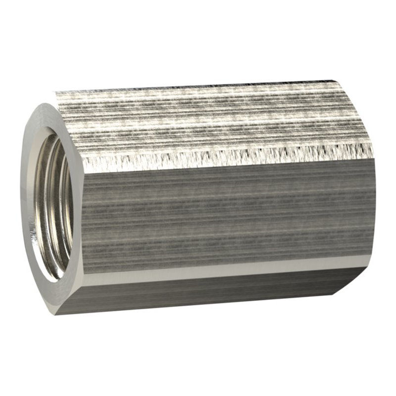 Riegler Muffe mit Außensechskant, G 2, SW 70, Messing vern.