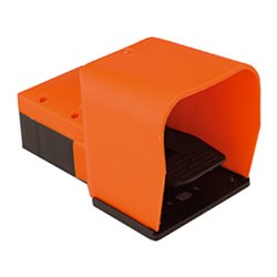 Riegler 5/2-Wege Fußventil bistabil, rastend, mit Fußschutz, G 1/4