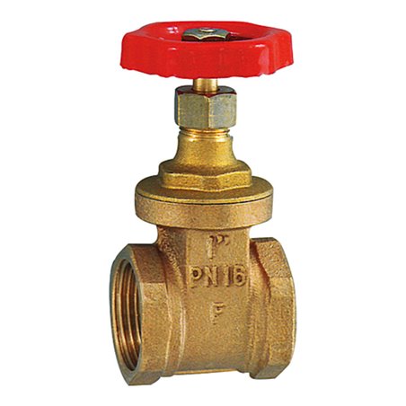 Riegler Muffen-Absperrschieber, ohne Spindelhub, Messing, G 3, DN 70