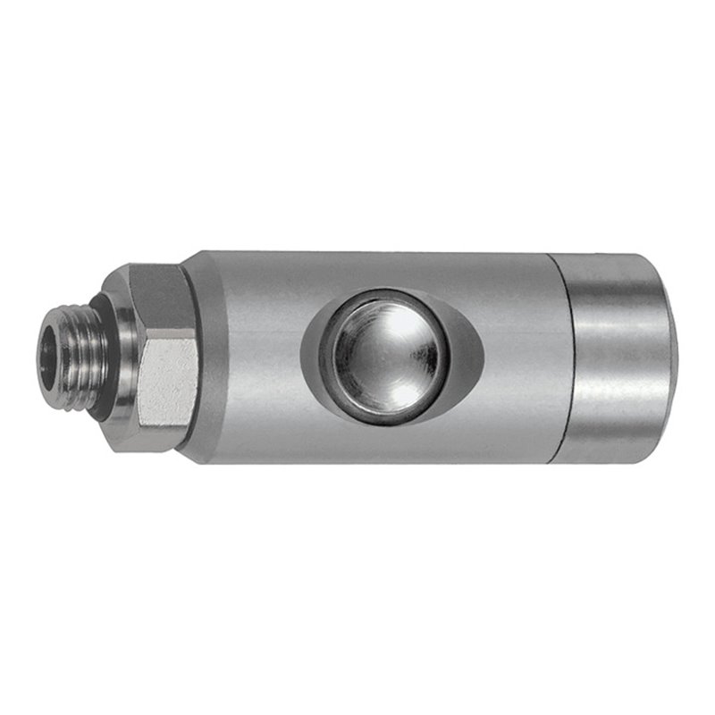 Riegler Druckknopf-Sicherheitskupplung NW 5,5, drehbar, Alu, G 3/8 AG