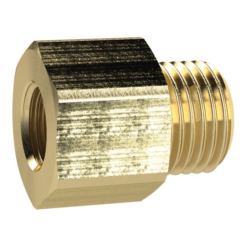 Riegler Reduziernippel lang, G 2 a., G 1 1/2 i., SW 70, Messing