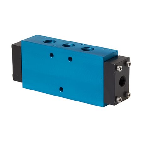 Riegler 5/2-Wegeventil, beidseitig pneumatisch, bistabil, G 1/2, DN 15