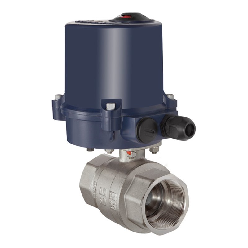 Riegler 2-Wege-Messingkuha, elektr. Stellantrieb, 230 V AC, 50 Hz, Rp 2