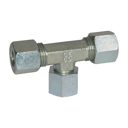 Riegler Einstellbare T-Verschraubung, Rohr-Außen-Ã˜ 28, Stahl verzinkt